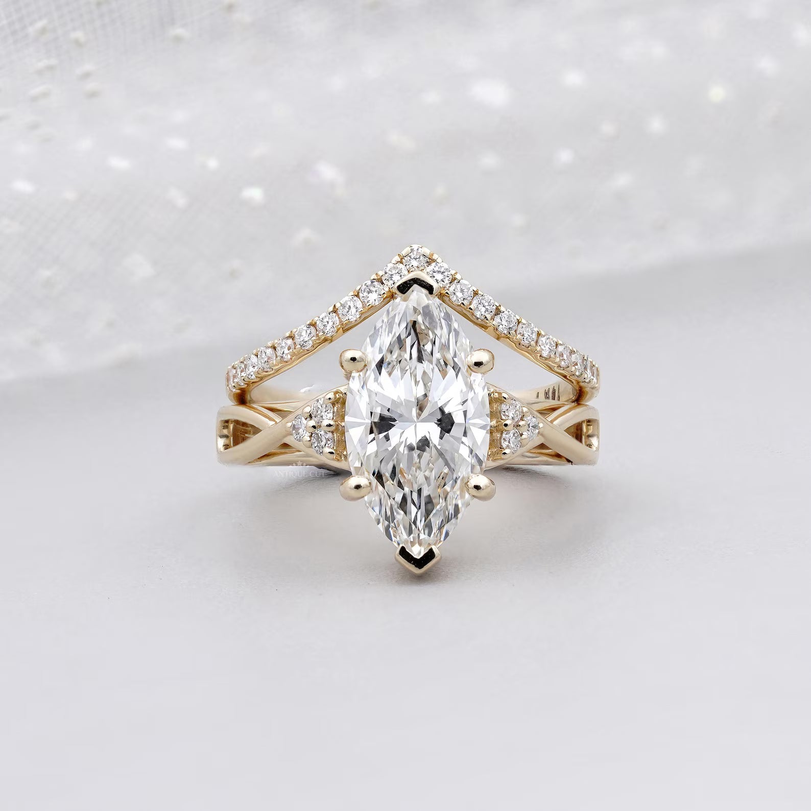 Marquise Lab-Grown Diamond Rings