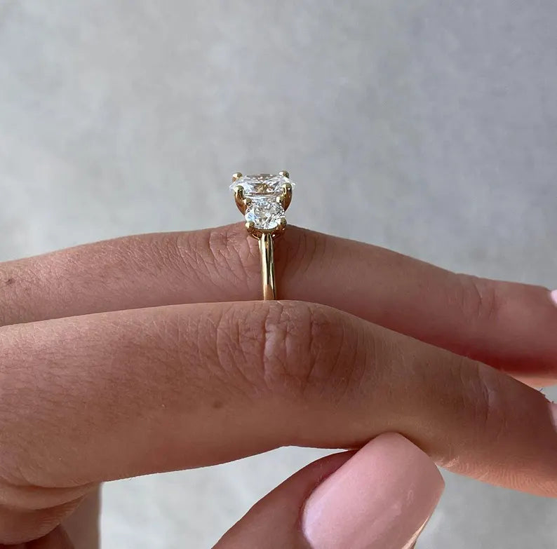 Oval 2.10tcw Lab Grown Diamond Engagement Ring | EF VS | IGI Certified | White Gold