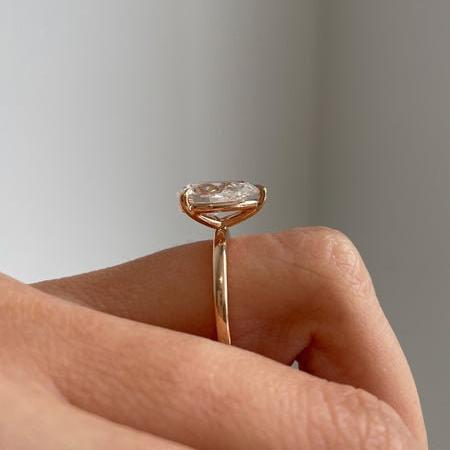 1.50ct Pear Lab Grown Diamond Solitaire Engagement Ring | IGI Certified D-E-F Color VVS–VS