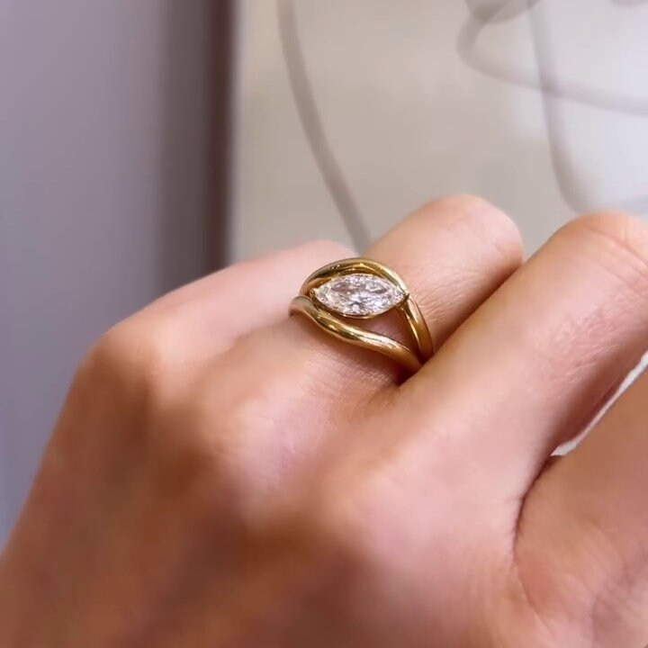 Marquise 1.50ct Lab Diamond Solitaire Ring | IGI Certified | DEF Color | VVS–VS Clarity