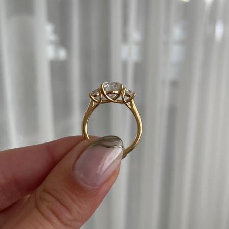 3.00ct Round Lab Grown Diamond Engagement Ring | IGI Certified | Custom White Gold & Platinum