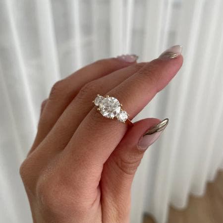 3.00ct Round Lab Grown Diamond Engagement Ring | IGI Certified | Custom White Gold & Platinum