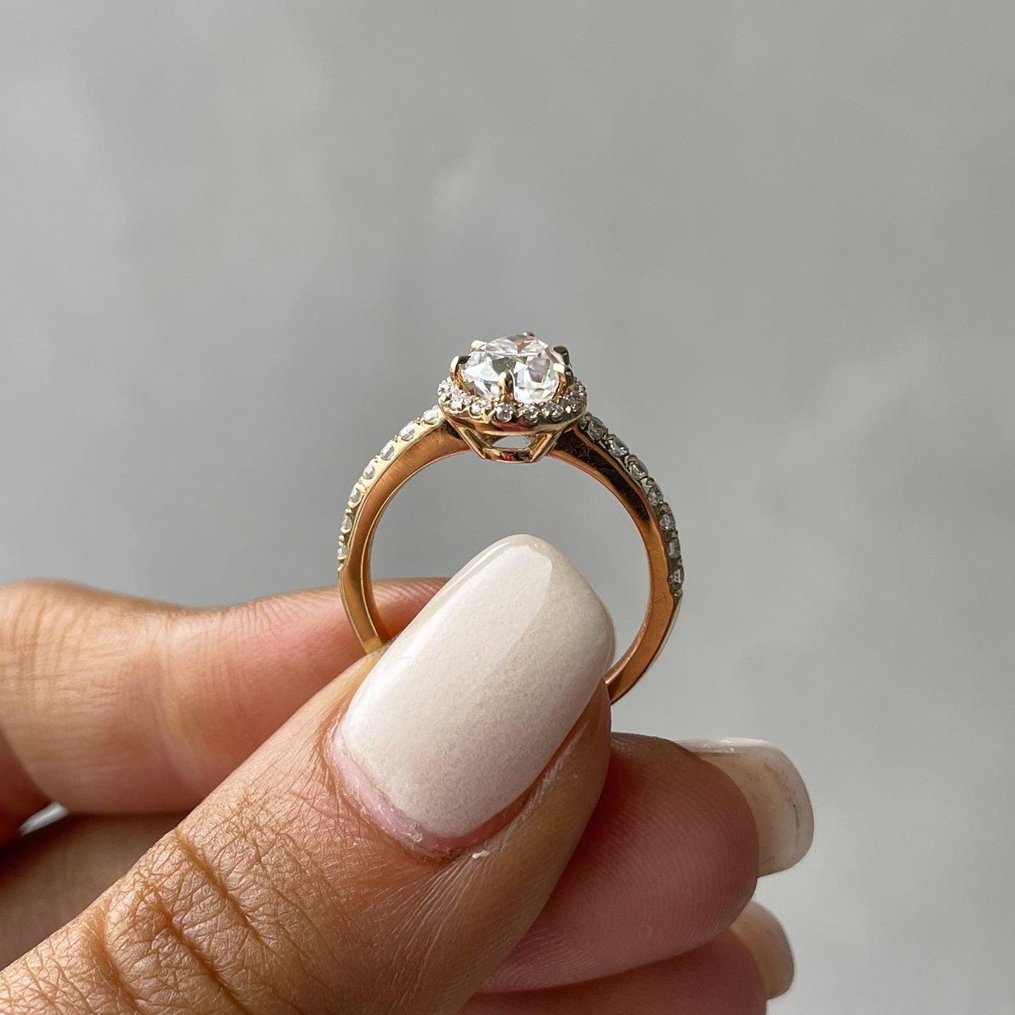 Pear 2.50tcw Lab Diamond Pave Halo Engagement Ring | IGI Certified DEF VVS–VS