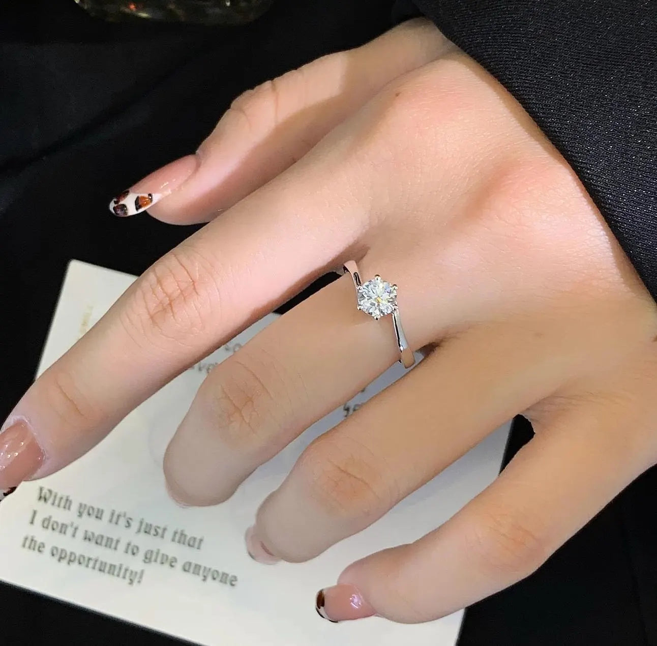 Round 0.70tcw Lab Diamond Bypass Solitaire Ring | IGI Certified | Modern Shank Design