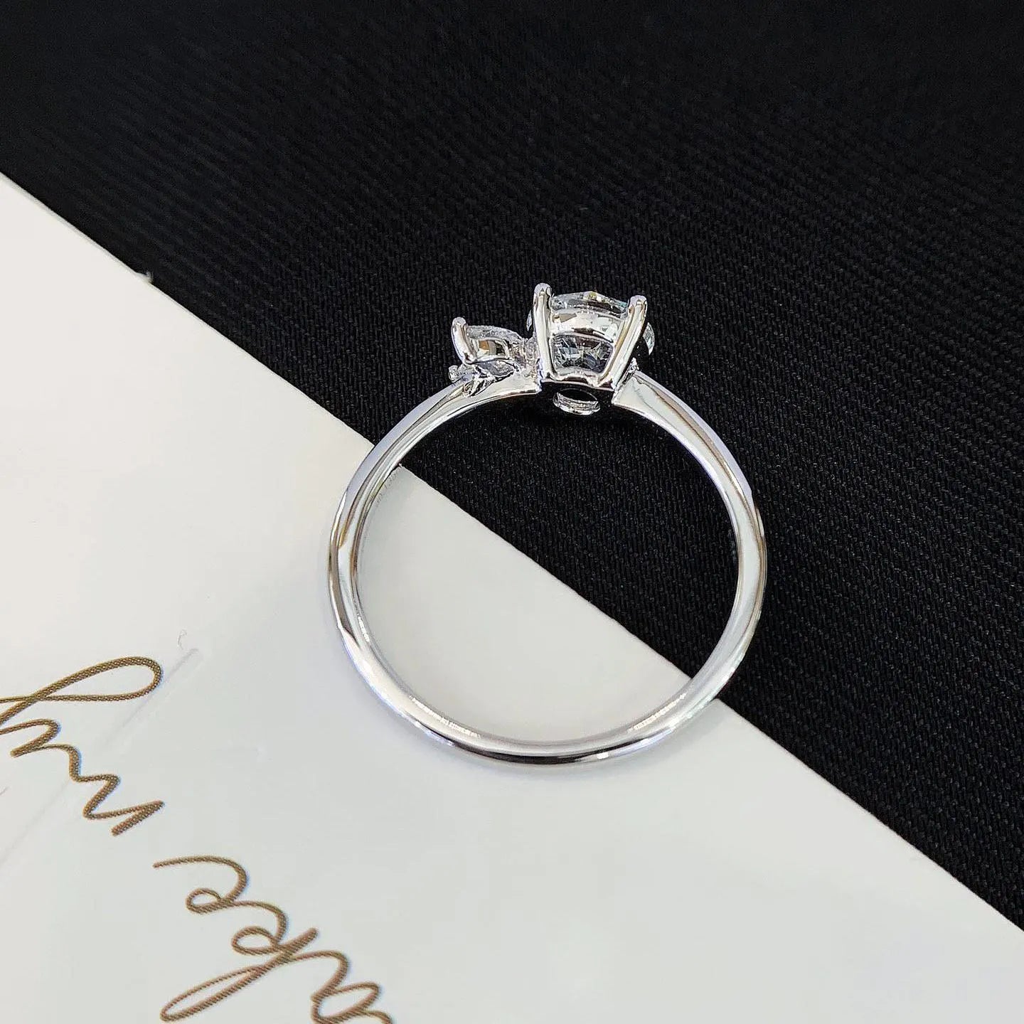 1.40tcw Round Lab Diamond Basket Pavé Engagement Ring | IGI Certified | 10k 14k 18k Gold