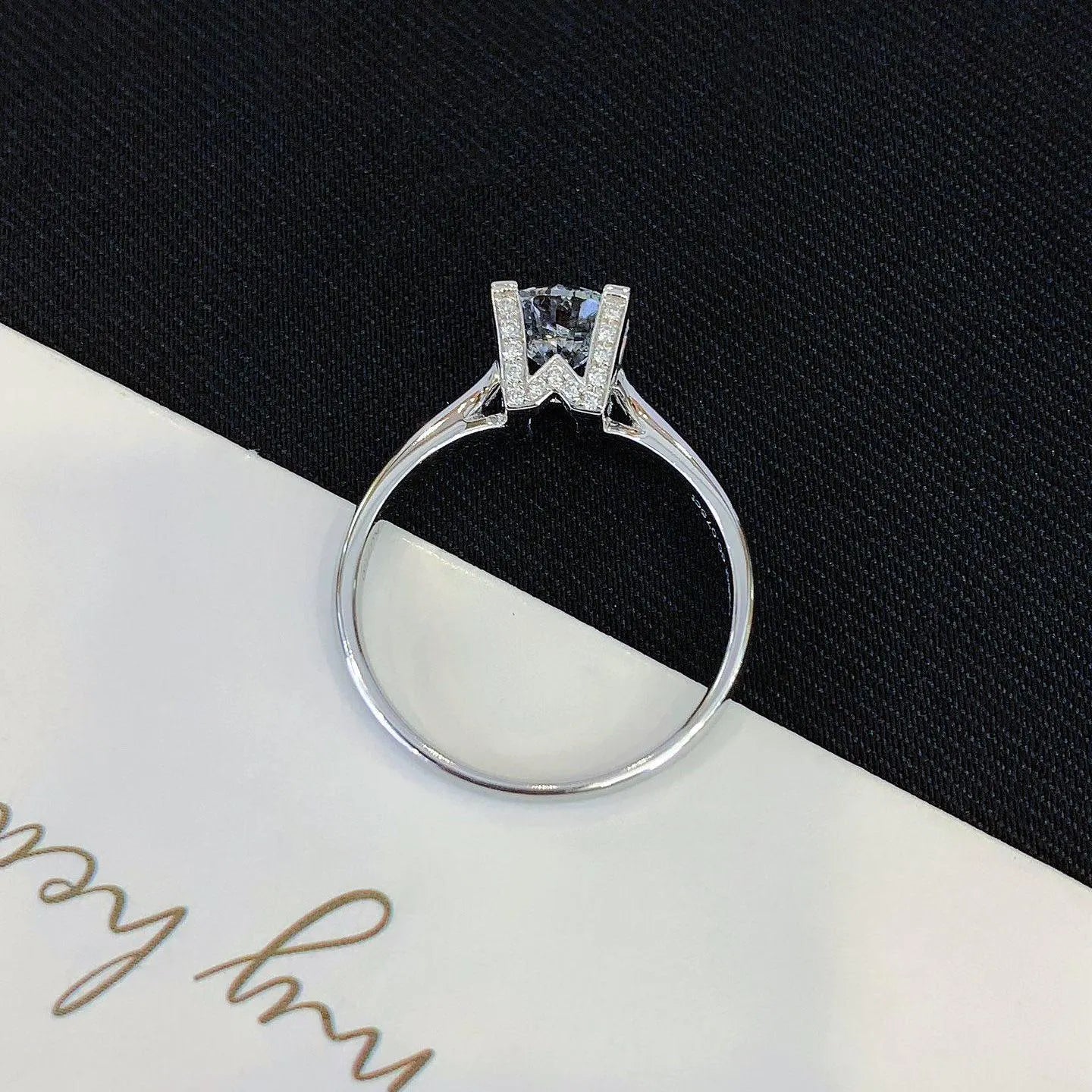 1.10tcw Round Lab Grown Diamond Pavé Solitaire Ring | 1ct Center | IGI Certified | Custom Gold