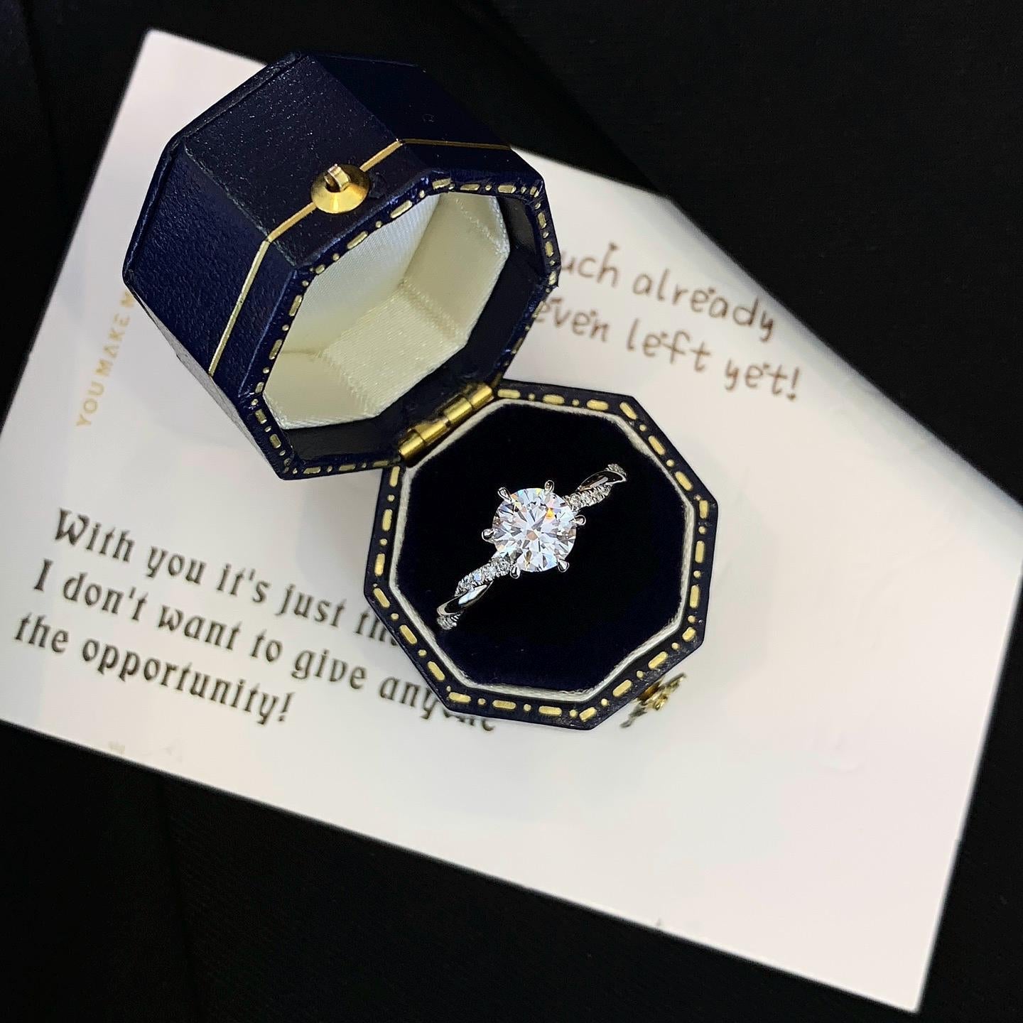 1.50ct Round Lab Grown Diamond Twisted Pavé Engagement Ring | IGI Certified | Ethical Gold