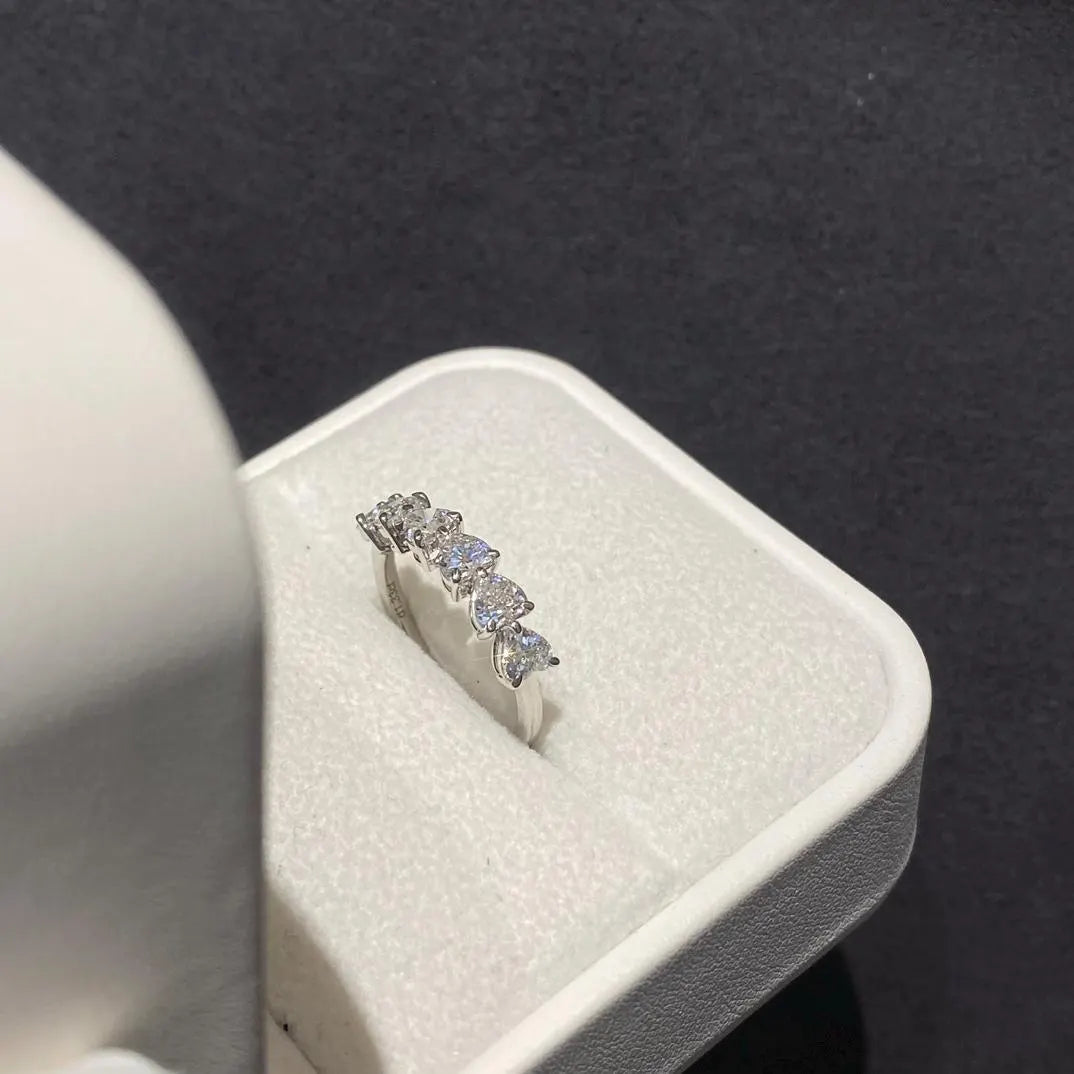 1.50tcw Heart Lab Grown Diamond Engagement Ring | Basket Set Side Stones | D-E-F Color VVS–VS Clarity | IGI Certified