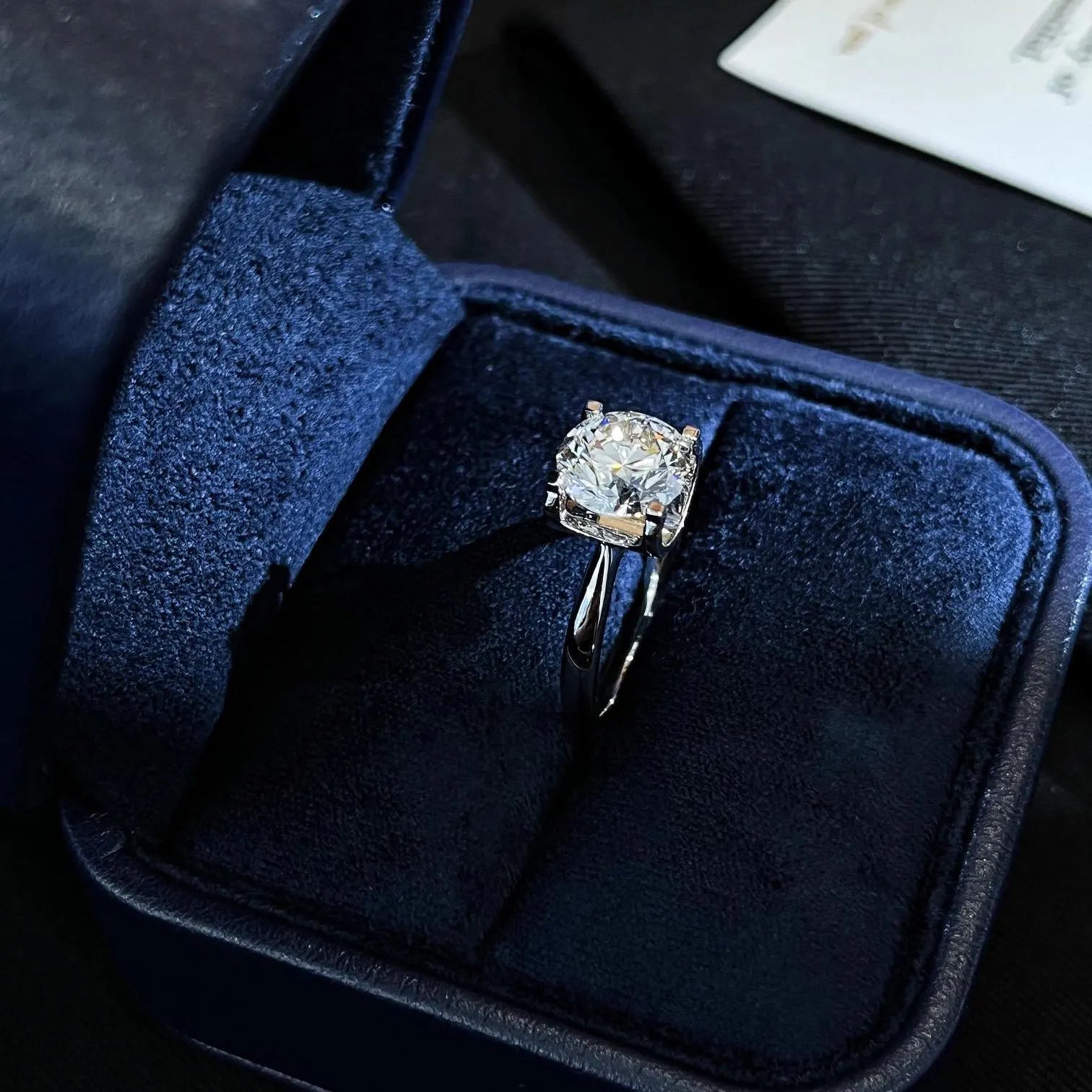 2.60ct Round Lab Grown Diamond Halo Engagement Ring | IGI Certified | Custom Gold & Platinum
