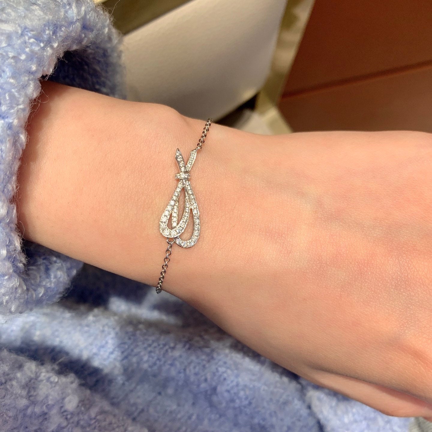 Round 0.50ct Lab Diamond Chain Bracelet | IGI Certified | EF Color | VS Clarity