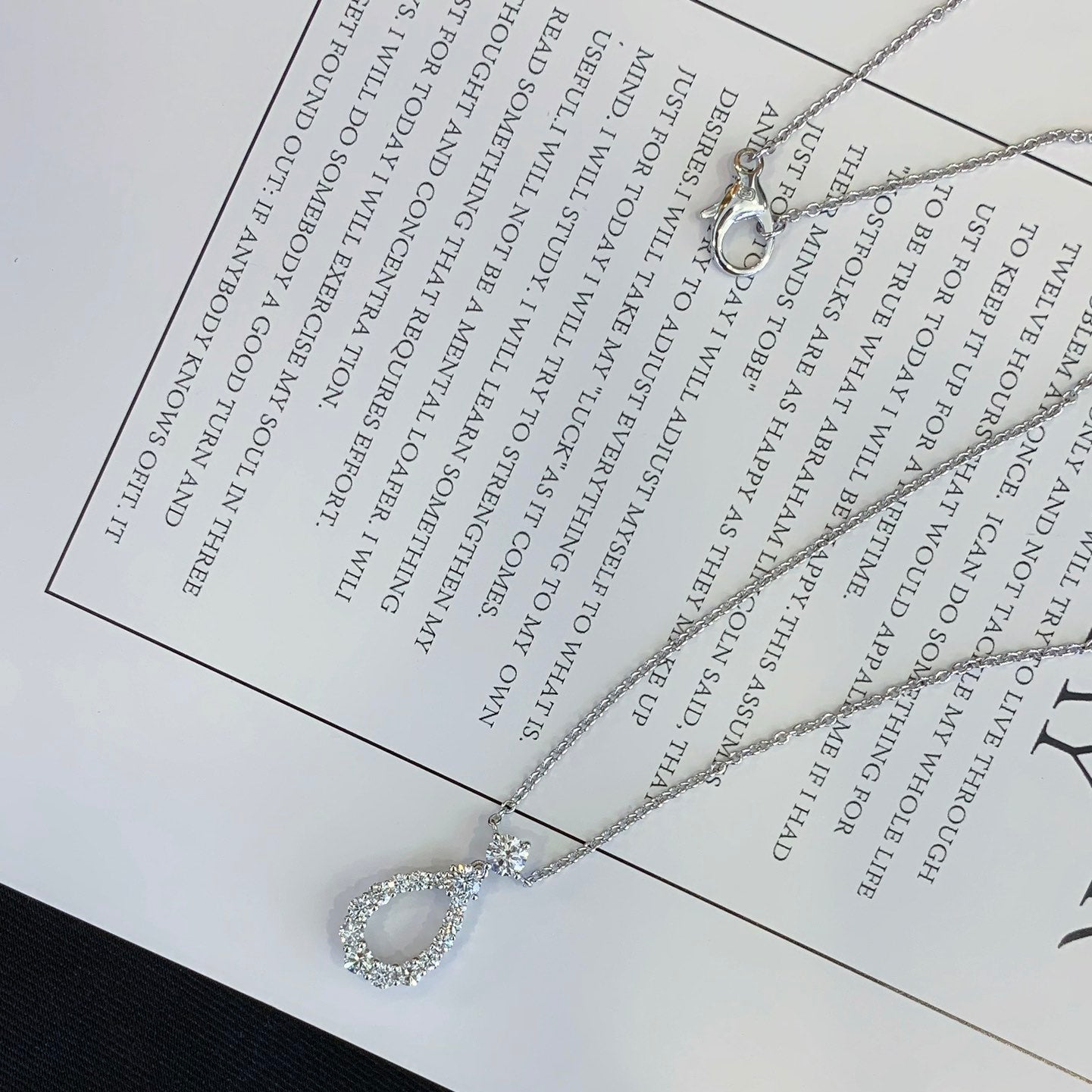 Round 1.30tcw Lab Diamond Solitaire Pendant Necklace | IGI Certified | EF VS | Gold Options