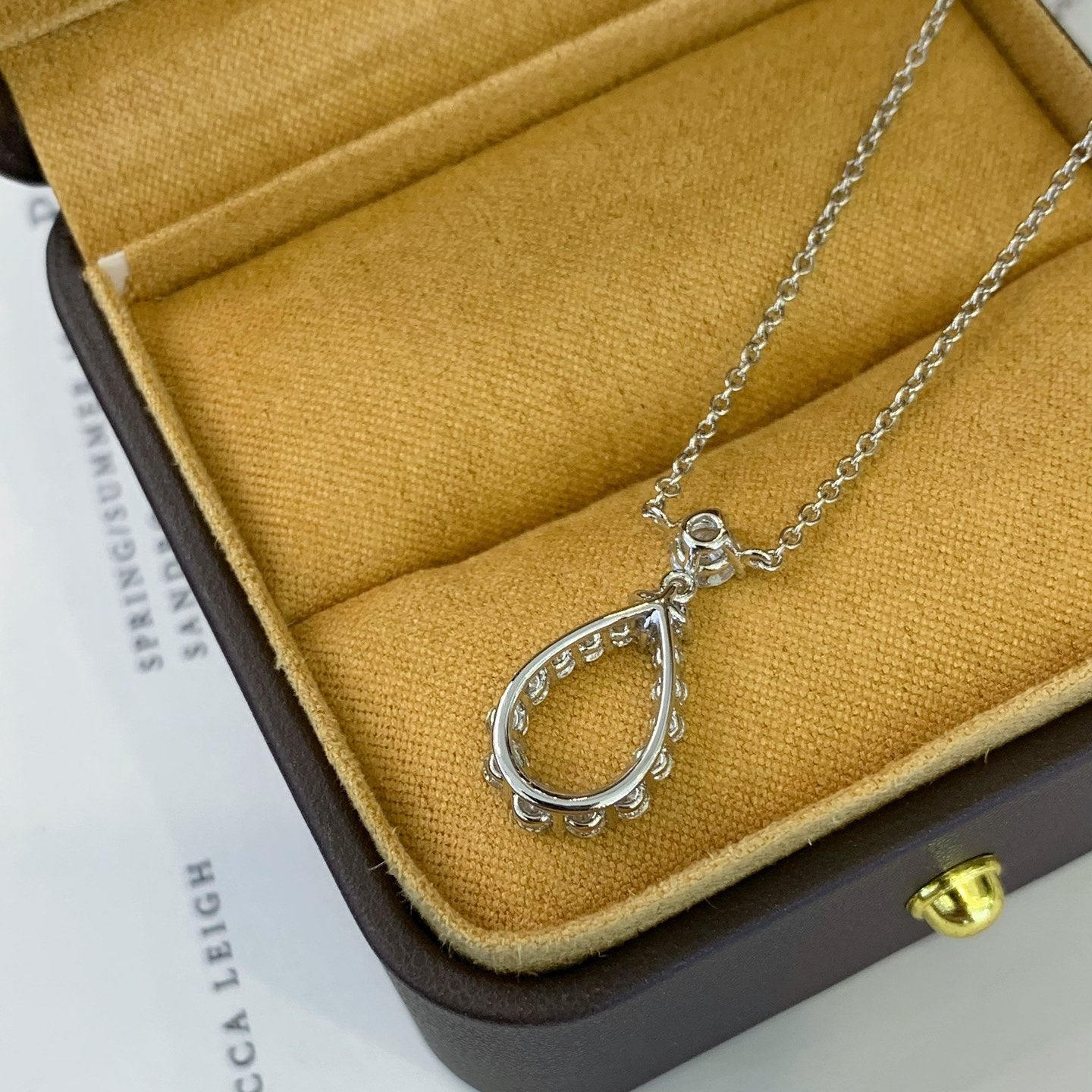 Round 1.30tcw Lab Diamond Solitaire Pendant Necklace | IGI Certified | EF VS | Gold Options