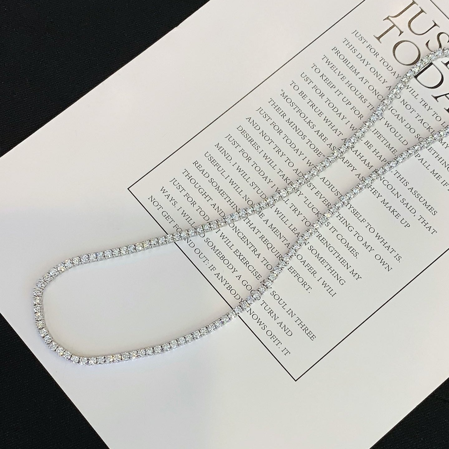 Round 8.70tcw Lab Diamond Tennis Chain Necklace | IGI Certified | EF VS | Custom Gold