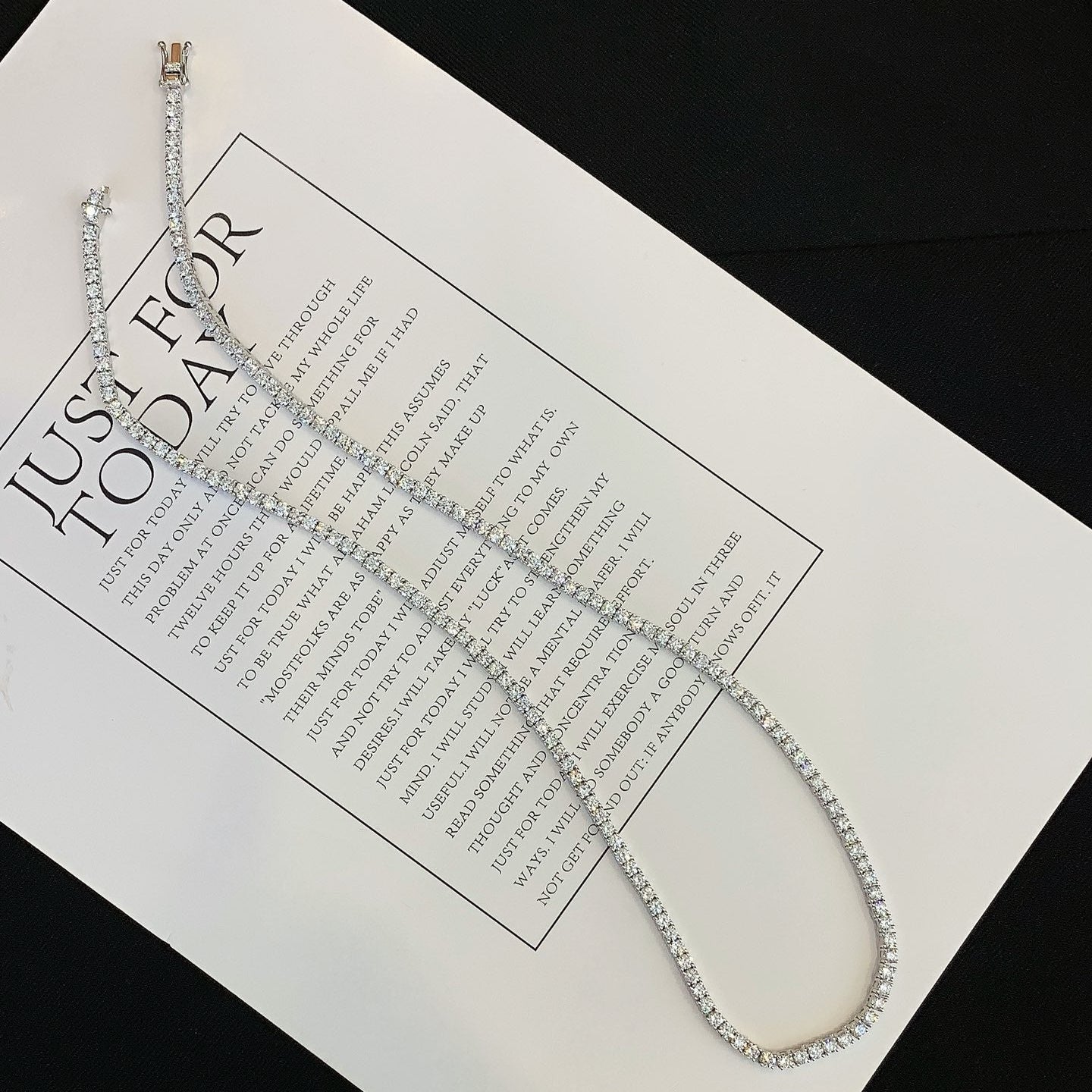 Round 8.70tcw Lab Diamond Tennis Chain Necklace | IGI Certified | EF VS | Custom Gold