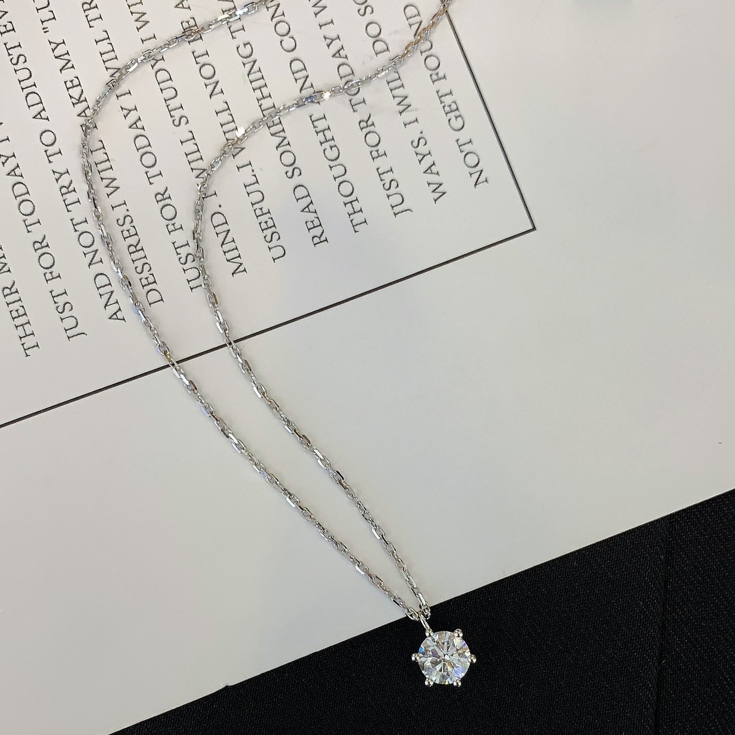 Round 0.60ct Lab Grown Diamond 6 Prong Basket Pendant, D-E-F Color, VVS - VS Clarity - IGI Certified Necklace