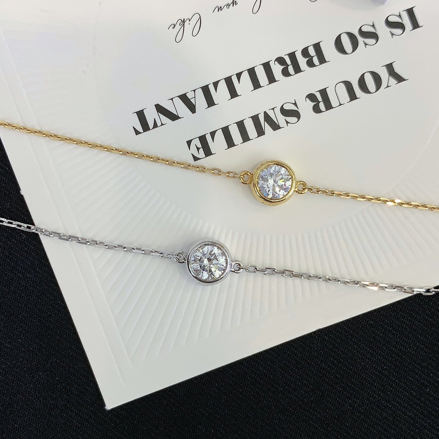 Round 1.00ct Lab Diamond Bezel Tennis Bracelet | D-E-F VVS-VS Clarity | IGI Certified | Gold Options