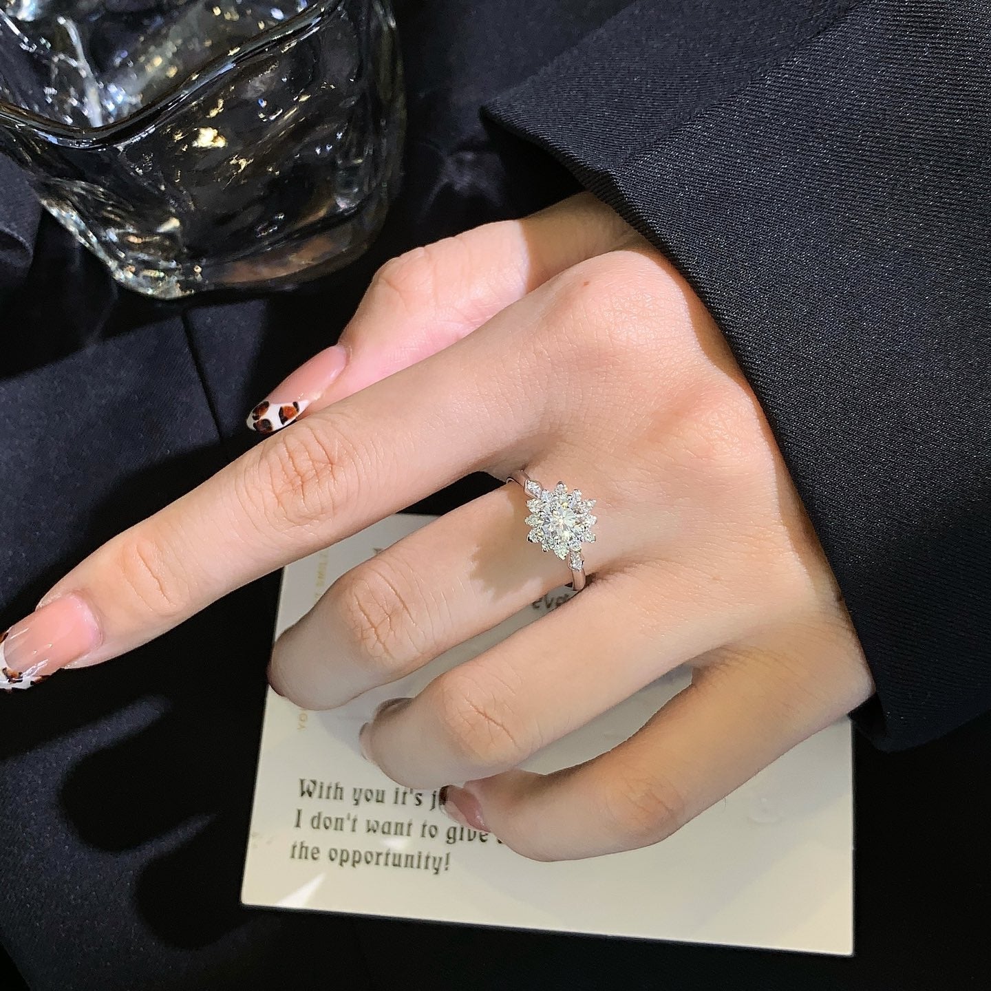 Round 1.60tcw Lab Diamond Cathedral Halo Engagement Ring | IGI Certified DEF VVS–VS