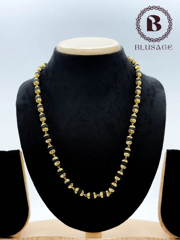 Brass Direct Gold Rudraksh Mala