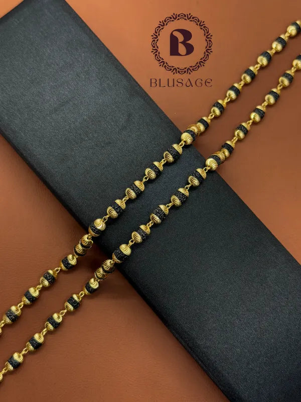 Brass Direct Gold Rudraksh Mala