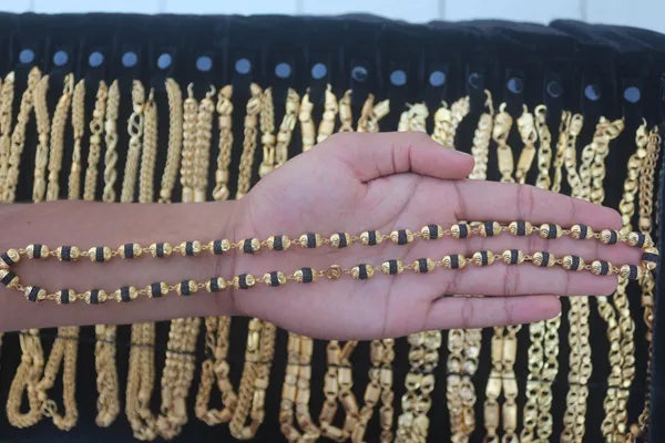 Brass Direct Gold Rudraksh Mala