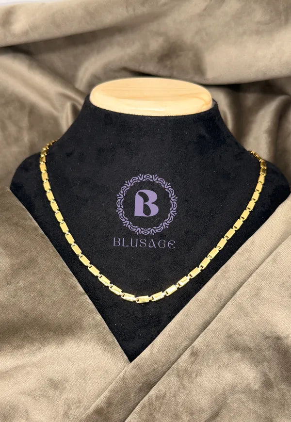 Brass High Gold G.P. Anti Tarnish & Waterproof Chain