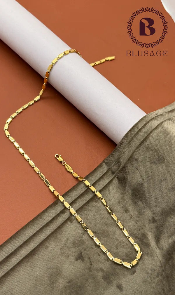 Brass High Gold G.P. Anti Tarnish & Waterproof Chain