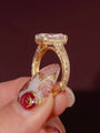 Common :: E color VS Criss Cut lab grown diamond solitaire ring