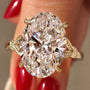 Common :: IGI certified 5ct Oval lab grown diamond engagement ring