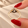 Common :: D E F VVS VS Oval Lab Grown Diamond Nature Inspired Ring