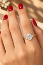 Common :: IGI certified Oval Nature Inspired Lab Grown Diamond Engagement Ring