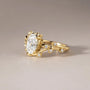Common :: IGI certified 1.50ct oval lab grown diamond floral ring
