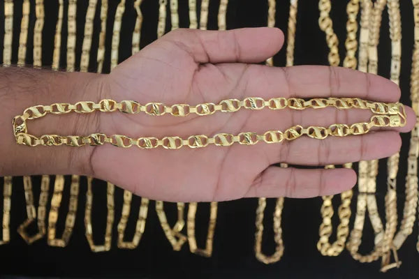 Elegant Classical Leaf Nawabi Lotus Chain for Man & Adults