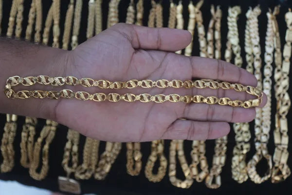 Classical Oval with Star Design Kadi Chain For Men