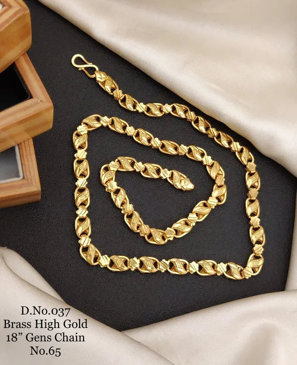 Classical Oval with Star Design Kadi Chain For Men