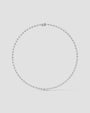 white :: elegant pear lab grown diamond necklace for formal occasions