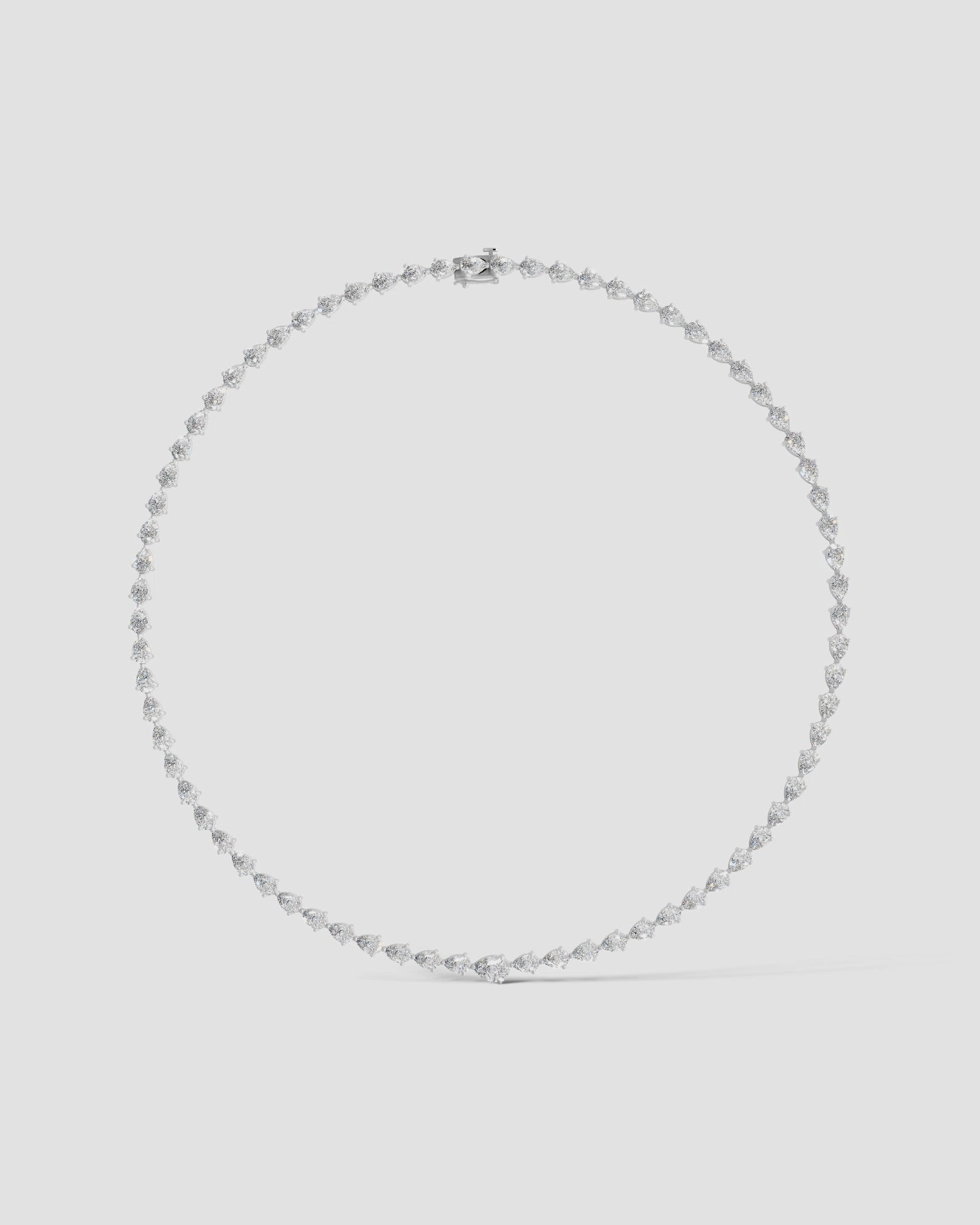 Celvoria Pear Lab Grown Diamond Necklace | IGI Certified