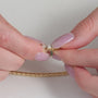 common :: 7 carat round lab grown diamond tennis bracelet IGI certified white yellow rose for women