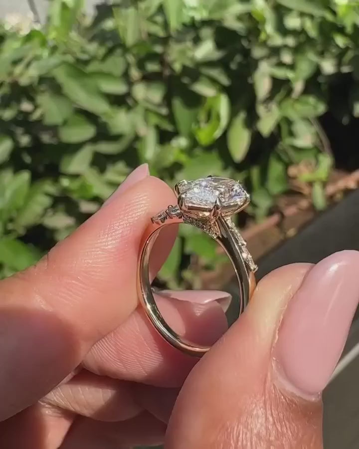 Common :: Unii Jewels 1.20TCW Dutch Marquise nature-inspired ring video