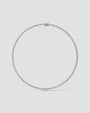rose :: elegant princess lab grown diamond necklace for formal occasions