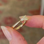 Common :: 1ct Square Radiant lab grown diamond with Pear side diamonds video