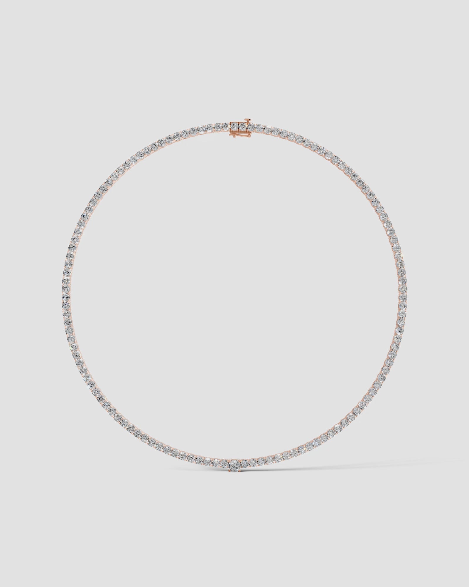 rose :: elegant square cushion lab grown diamond necklace for formal occasions