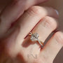 Common :: Unii Jewels 2.20TCW Oval lab grown diamond pavé engagement ring video