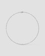 white :: elegant marquise lab grown diamond necklace for formal occasions