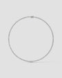 white :: elegant princess lab grown diamond necklace for formal occasions