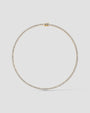 yellow :: elegant princess lab grown diamond necklace for formal occasions