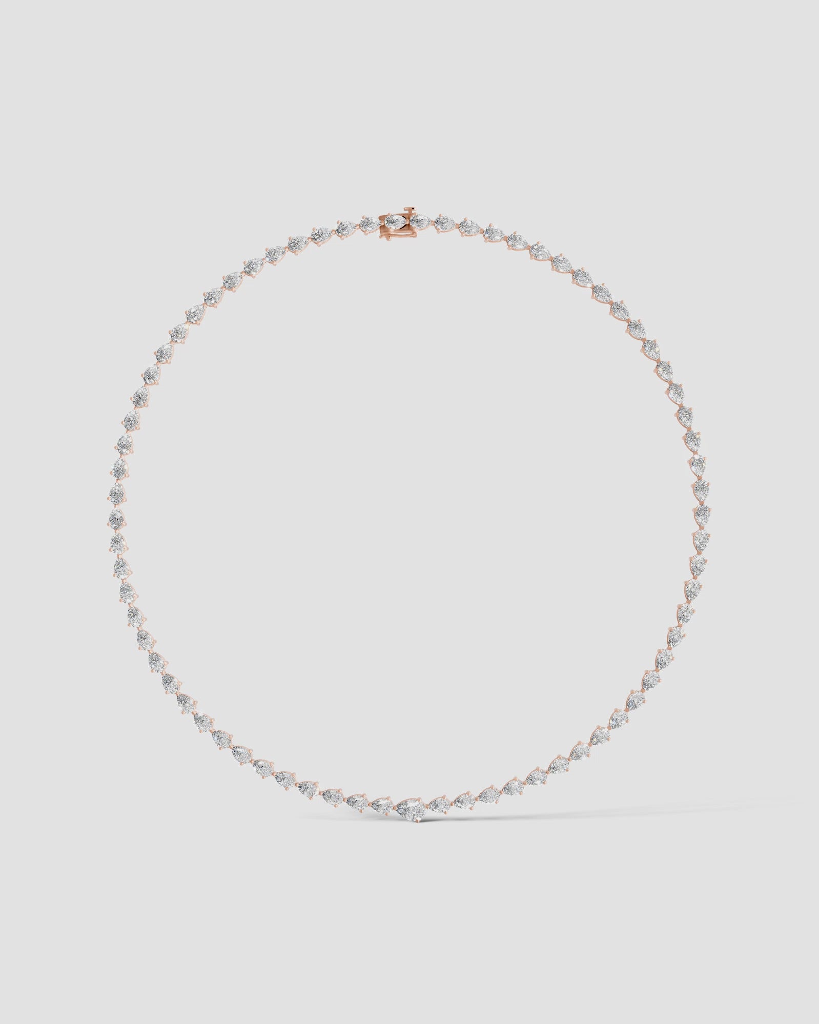 rose :: fine jewelry pear diamond collier necklace bridal luxury style
