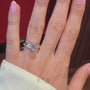 Common :: 2ct round lab grown diamond engagement ring close up video