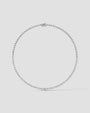 white :: elegant heart lab grown diamond necklace for formal occasions