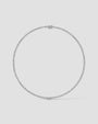 white :: elegant square cushion lab grown diamond necklace for formal occasions