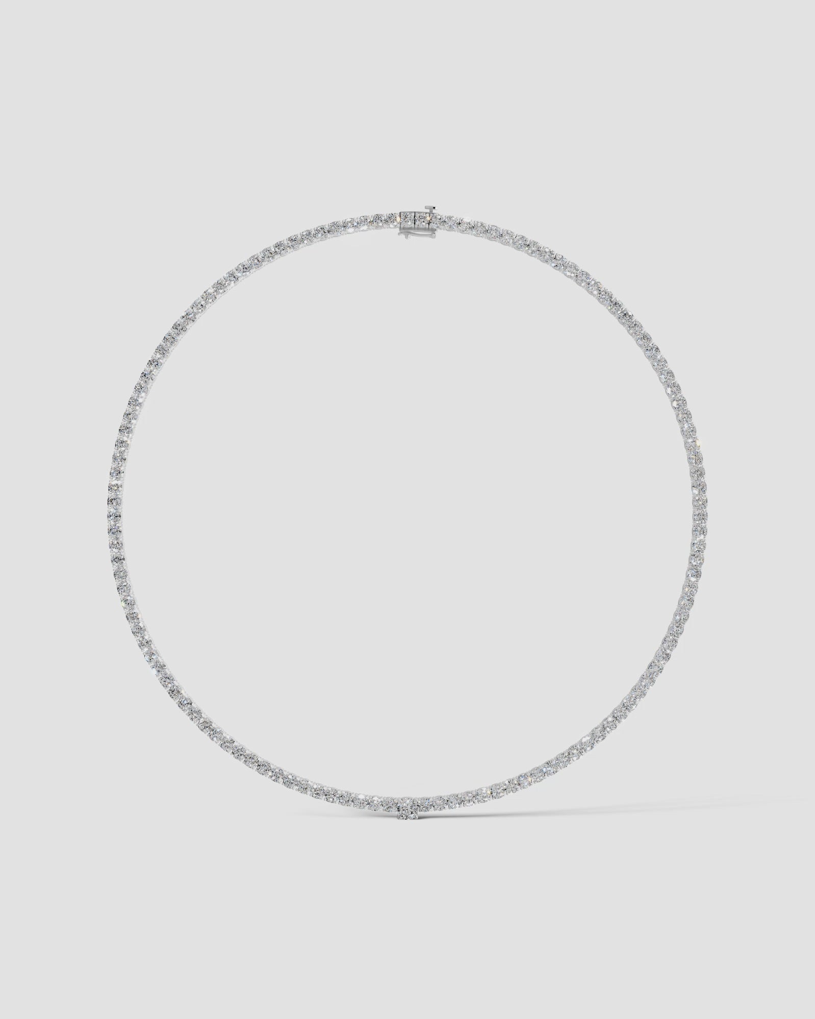 Celvoria Square Cushion Lab Grown Diamond Necklace | IGI Certified